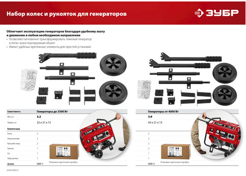 Бензиновый генератор ЗУБР СГ-3300