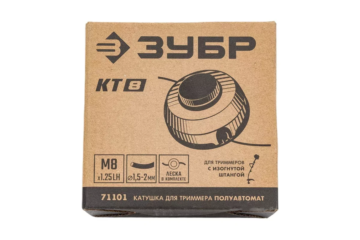 Катушка для триммеров ЗУБР КТ-8, М8 Х 1.25 LH 71101