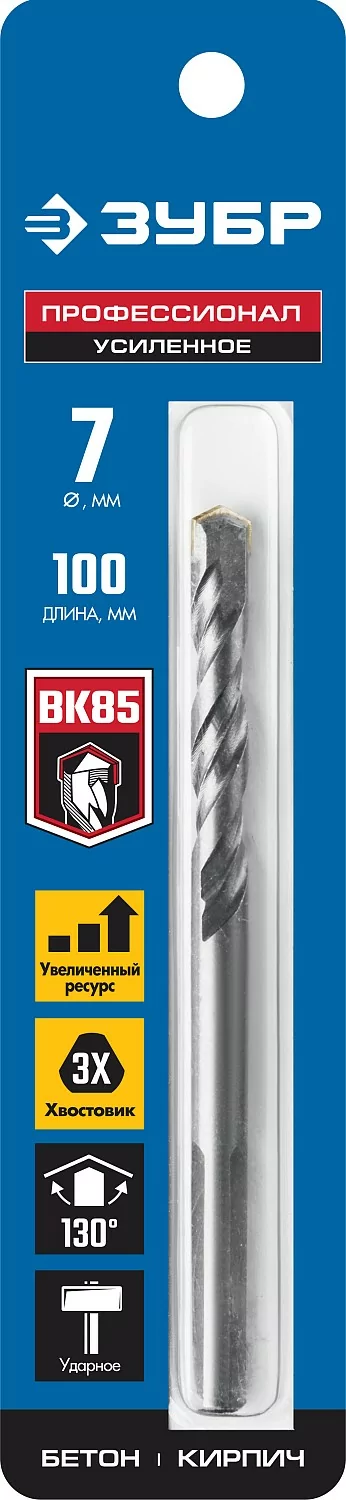 Сверло ЗУБР 7 x 100 мм 2916-100-07_z01