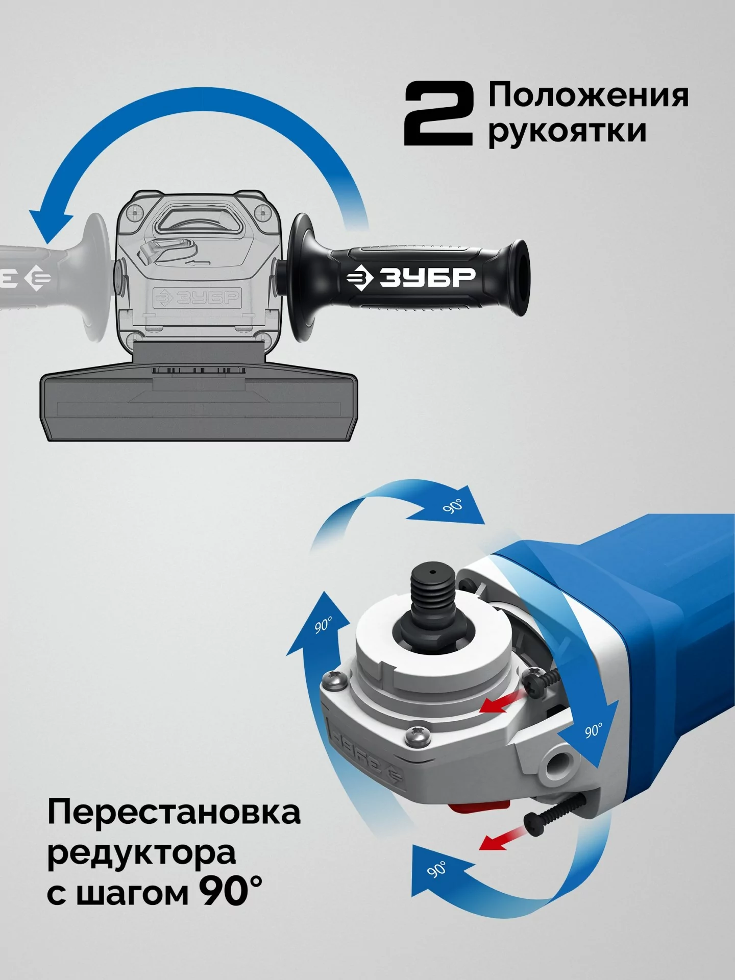 Бесщеточная УШМ ?Сотка? ЗУБР AB-100-850-42 2 АКБ LMS (4 Ач), в сумке