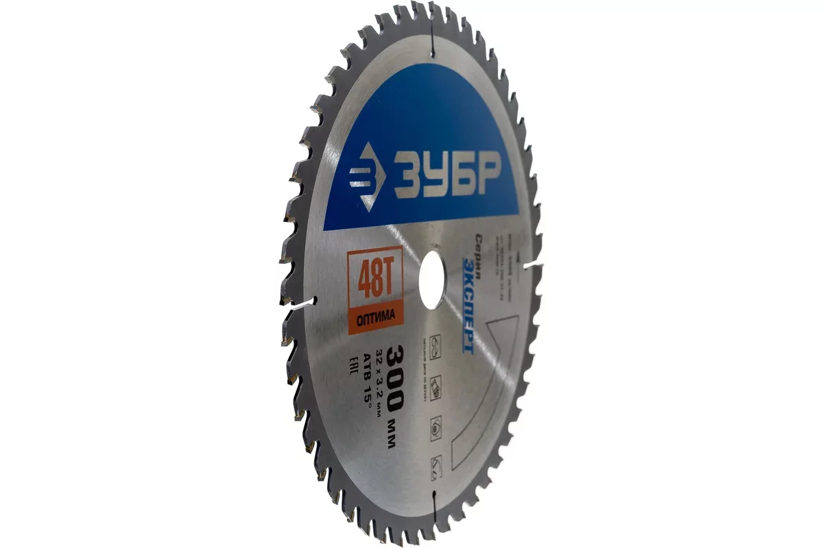 Диск пильный ЗУБР 300 x 32 мм, 48Т 36903-300-32-48
