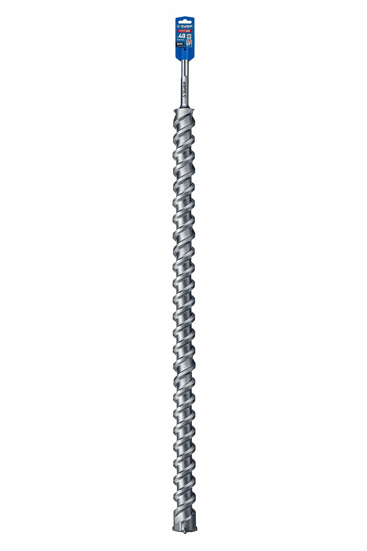 Бур ЗУБР ПРОФИ-4Х 40x1380/1500 мм 29350-1380-40