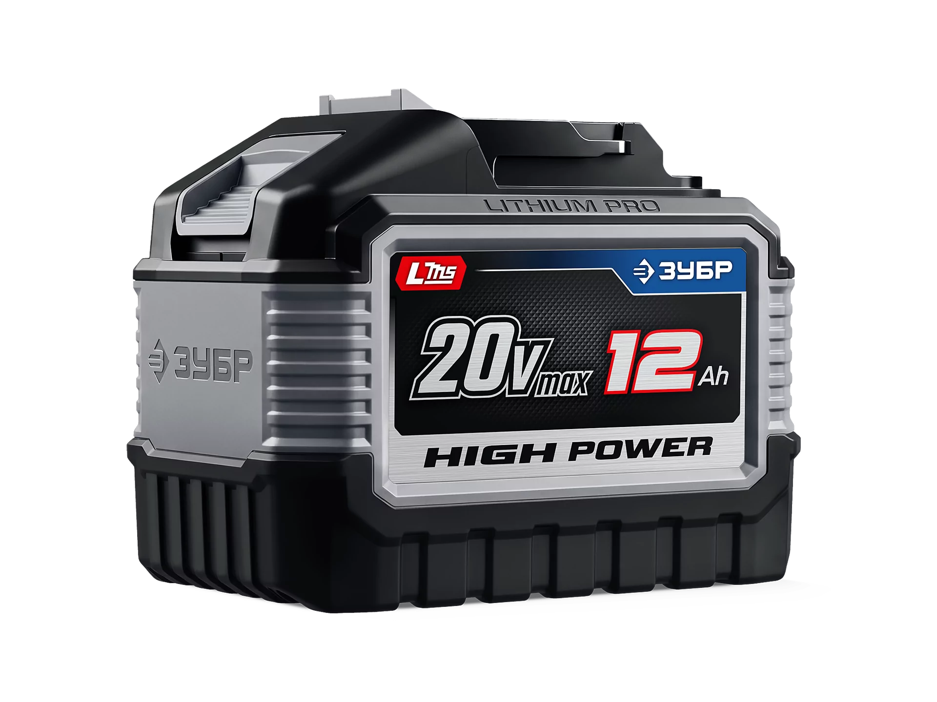 Батарея аккумуляторная ЗУБР BP-H-20-12 High Power, 20 В, 12.0 Ач, тип LMS