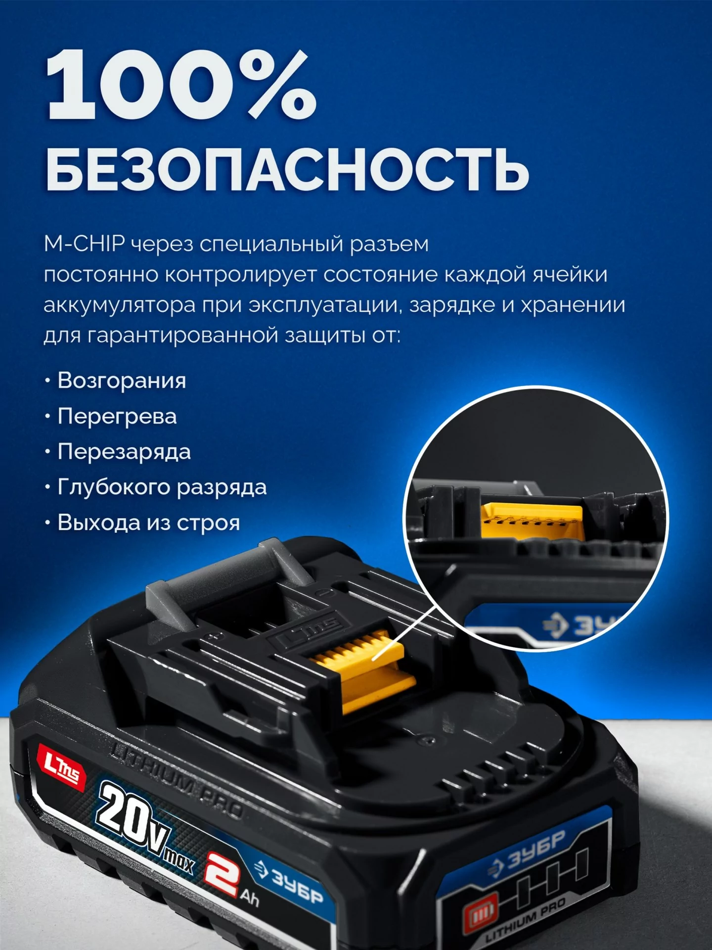 Бесщеточная УШМ ?Сотка? ЗУБР AB-100-850-21 1 АКБ LMS (2 Ач), в сумке